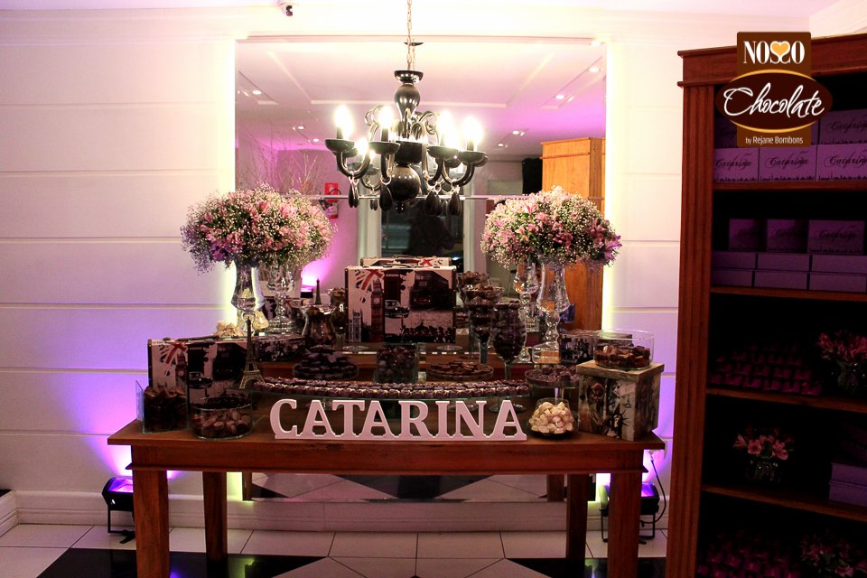 Mesa personalizada de 15 anos